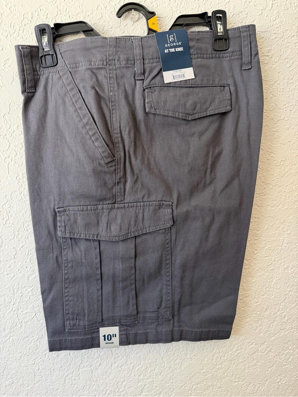 George Men’s Gray Cargo Shorts~ Size 38